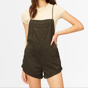 Wild Pursuit Romper Overalls Large Off Black